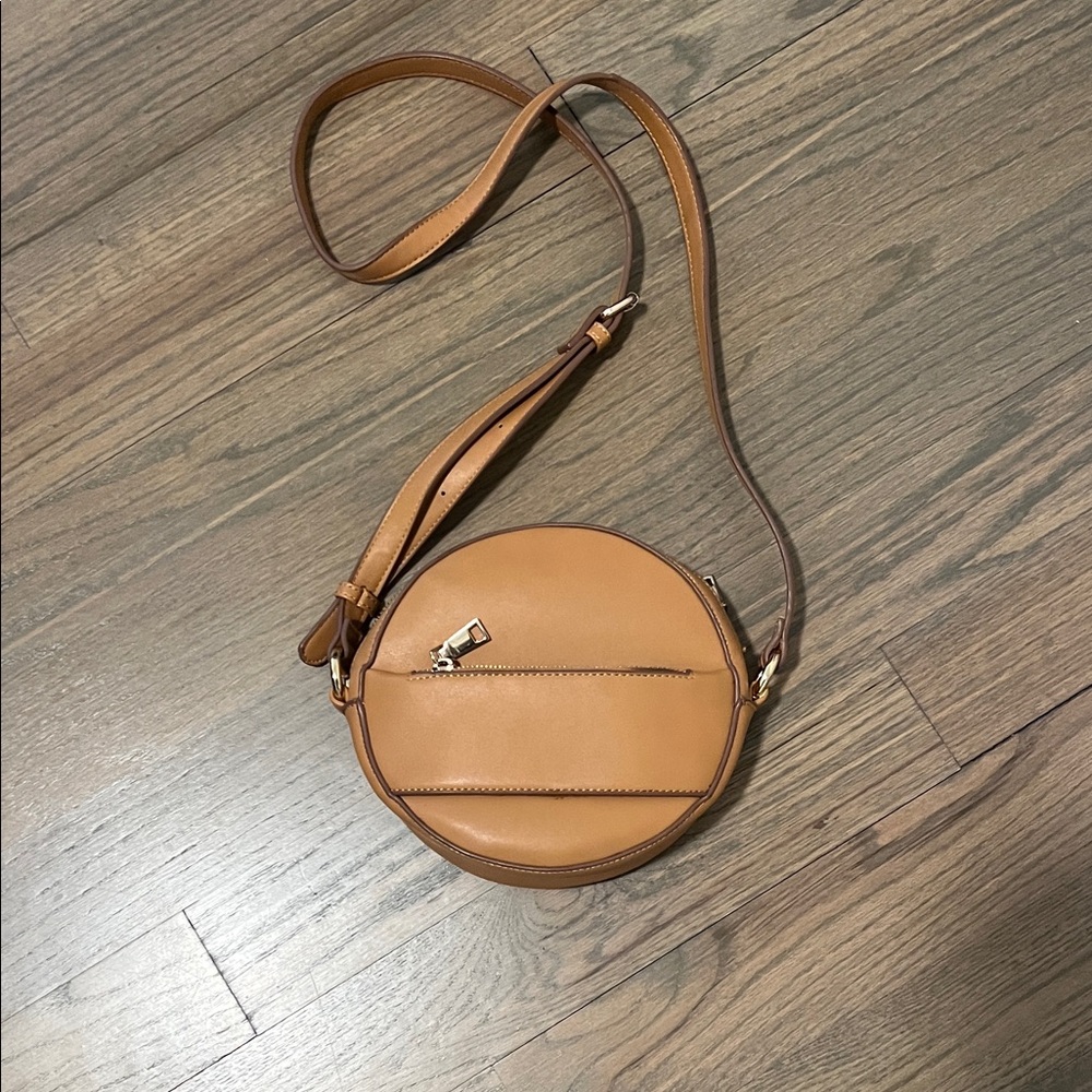 Nordstrom Round Tan Crossbody Bag